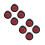 2Set Ruote Roller Doppia PU Nero Per Pattini Outdoor Strade 7