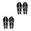 4Pares Adesivos Para E Óleo Preto E Durável 3