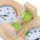 Sauna Thermometer Hygrometer Hout Groen Zandloper Timer 7