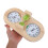 Sauna Thermometer Hygrometer Hout Groen Zandloper Timer 3