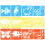 12Pz Template ABS Colorati Animali Riciclabili 1