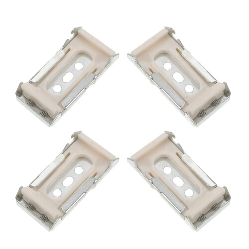 4Pz Supporti Fissaggio Tende Da Materiale Metallo E
