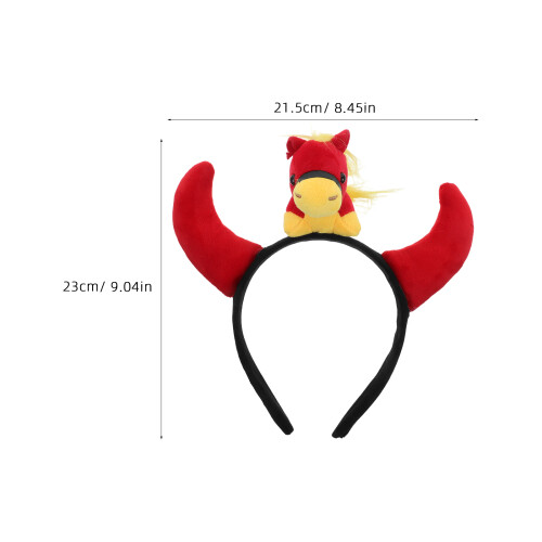 Cerchietto Con Orecchie Cavallo Peluche Per 2