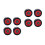 2Set Ruote Roller Doppia PU Nero Per Pattini Outdoor Strade 8