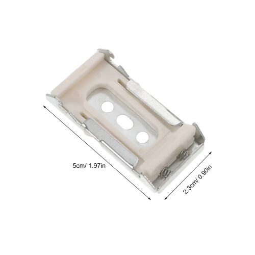 4Pz Supporti Fissaggio Tende Da Materiale Metallo E 1