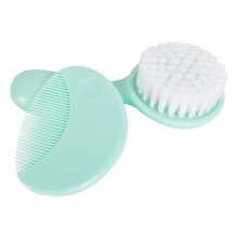 2Pz Pettine Con Spazzola Morbida Massaggio Cute Neonato