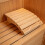 Massief Sauna Ergonomische Rugsteun Beige 5