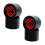 2Set Ruote Roller Doppia PU Nero Per Pattini Outdoor Strade 3