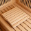 Massief Sauna Ergonomische Rugsteun Beige 6