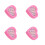 4Set Anelli Con E Strass Cuore Per Compleanno 7