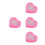 4Set Anelli Con E Strass Cuore Per Compleanno 9