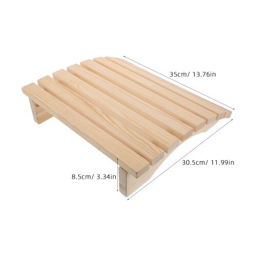 Massief Sauna Ergonomische Rugsteun Beige 1