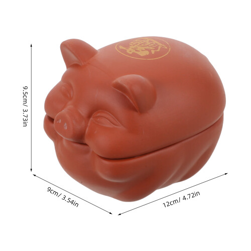 Mini Maialino Pentola Per Stufati Cucina Marrone 2