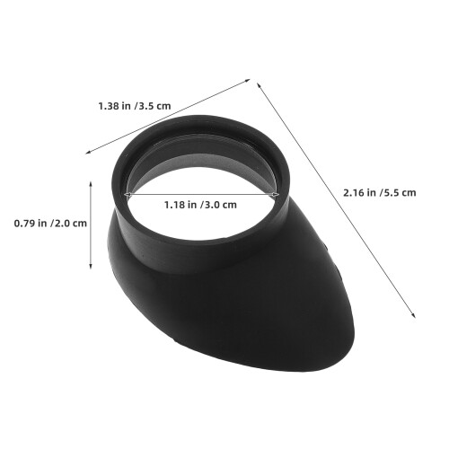 4 Pezzi Paragoccioli In Gomma Per Binocolo Microscopio Telescopio 29-33 Mm 1
