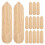 15Pz Tag Legno Rettangolari Khaki Da Dipingere Per E Feste 1
