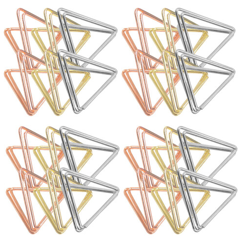 75Pz Clip Memo Triangolari Resistenti Porta Note E Foto 1