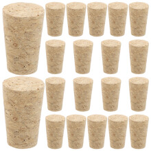 20 Unidades Rolhas De Cortiça Cônicas Para Garrafas De Vinho E Frascos
