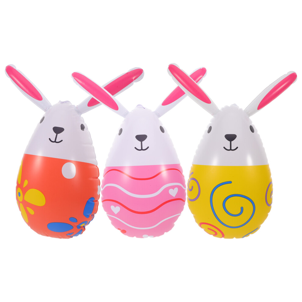 3Szt I ŁAtwe Dmuchane Dekoracje KróLikóW Na Imprezy-image