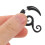 6 Pares De Piercing Falso Espiral Acrílico Para 4