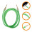 2St Flexibele Groene Patch Kabels Bas Gitaar Audio Effect Kabels 11