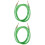 2St Flexibele Groene Patch Kabels Bas Gitaar Audio Effect Kabels 7