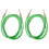 2St Flexibele Groene Patch Kabels Bas Gitaar Audio Effect Kabels 4