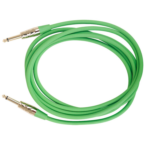 2St Flexibele Groene Patch Kabels Bas Gitaar Audio Effect Kabels 2