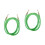 2St Flexibele Groene Patch Kabels Bas Gitaar Audio Effect Kabels 6