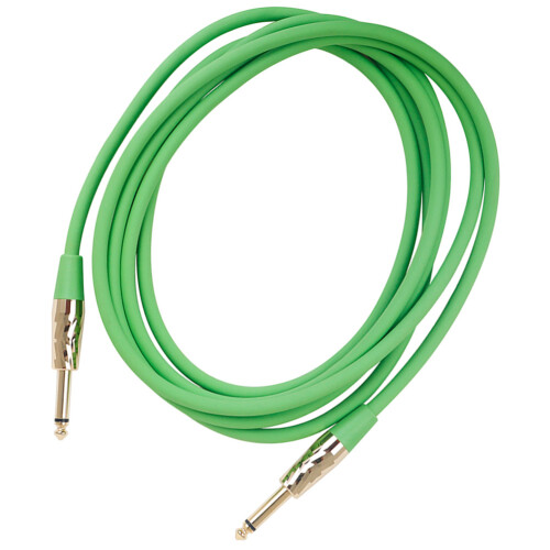 2St Flexibele Groene Patch Kabels Bas Gitaar Audio Effect Kabels 1