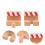 4Sets Treinspoor Eindbuffer Hout Speelgoed Voor Railway Set 10