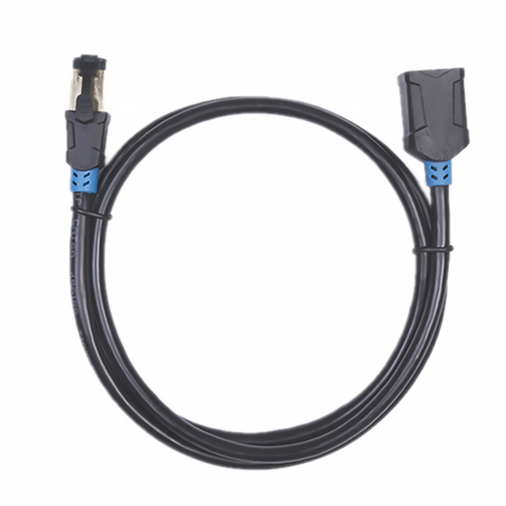 2Szt Kabel PrzedłUżAjąCy Rj45 Pvc Niebieski Szybki Ethernet Lan-image