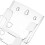 2Pcs Clear Acrylic Multi-Tier Display Stand for Brochures Menus Flyers 7