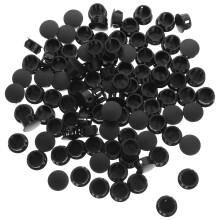 200Szt Czarne Plastikowe Zaślepki Meblowe ABS Do Otworów