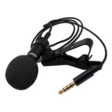3Zest Profesjonalny Mikrofon Lavalier Clip-on, Czarny, Do Telefonu
