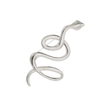 Modieus gouden slangenbrocheaccessoire voor-Scherp wapen zilver