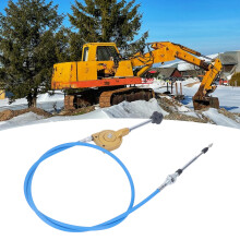 Durable 2m PU Stainless Steel Throttle Cable for Efficient Excavator Control