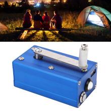 COB Lamp Hand Crank Generator: USB Charger for Survival & Emergencies