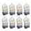 4/8 Pack Charm 3D Soft Otters Pendants Flocking-       8 1