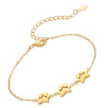 Robustes Haustierpfoten-Armband aus Edelstahl, das jedem- 3