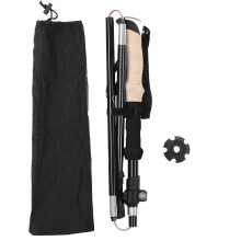 Lightweight Hiking Poles for Outdoor Adventures, Collapsible Walking Stick with Adjustable Length and Anti Slip Grip, 7075 Aluminum Trekking Pole for