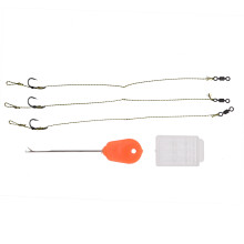 Heavy-Duty Steel Leaders Fishing Wire For Carp Live Bait Rig Strong Intensity Stainless Steel Wire Leader Easy Installation And Use Suitable For Carp