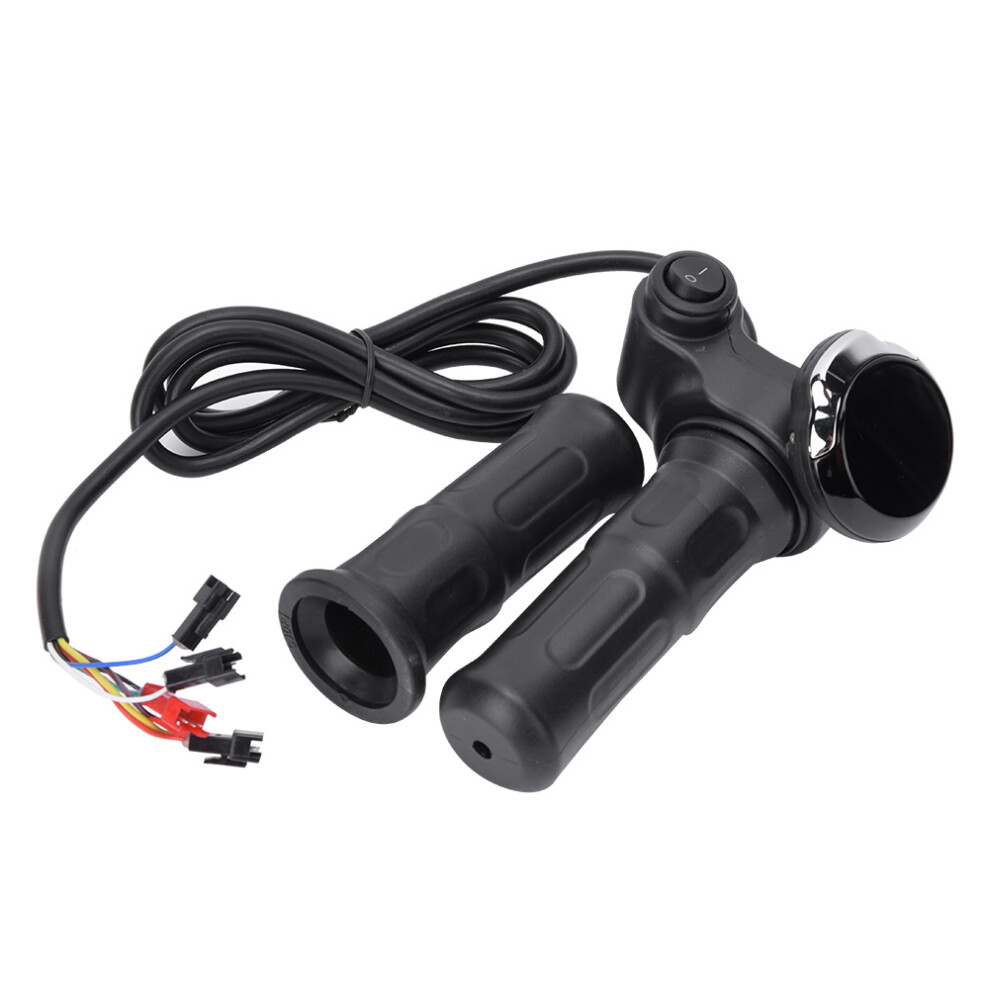 Electric Throttle Grip Anti Slip Handle Ergonomic Design For Scooter Motorcycle With Digital Voltage Display Compatible With Lithium Lead Acid Battery 9463374909606