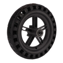 Pneus pleins pour trottinette électrique M365 - Pneus en caoutchouc anti-crevaison, résistants à l'usure et durables, avec structure alvéolaire,
