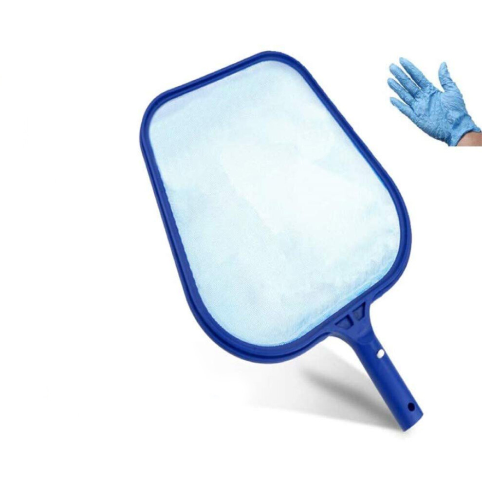 Efficient Pool Skimmer, Solid Plastic Frame Fine Mesh Net For Removing Debris From In-Ground And Above-Ground Pools, Skimmer Net With High-Quality Des