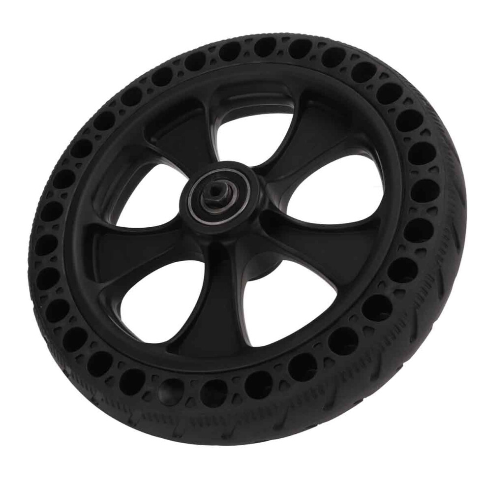 Solid Tires For Electric Scooters, Puncture Proof Non Inflatable Honeycomb Wheel Replacement With Shock Absorber And Wear Resistant Surface, Compatibl 9463374640646