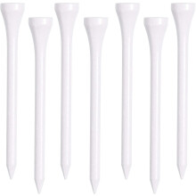 Profesjonelle golftees i tre, biologisk nedbrytbart materiale, 2 3/4-tommers golftee, standardstørrelse for optimal nøyaktighet og avstand, giftfri