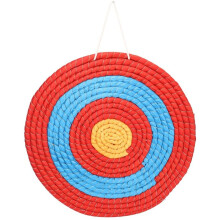 Artisan Archery Targets, Degradable Material Hand-Made Straw Archery Target for Compound Bow, Clear Aiming Design Lightweight Durable for Indoor Outdo