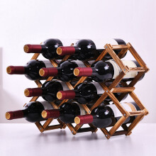 Foldable Wine Rack For Home Kitchen Bar, Wooden Wine Bottles Holder Stand With Ample Storage Capacity And Space Saving Design, Durable Natural Wood