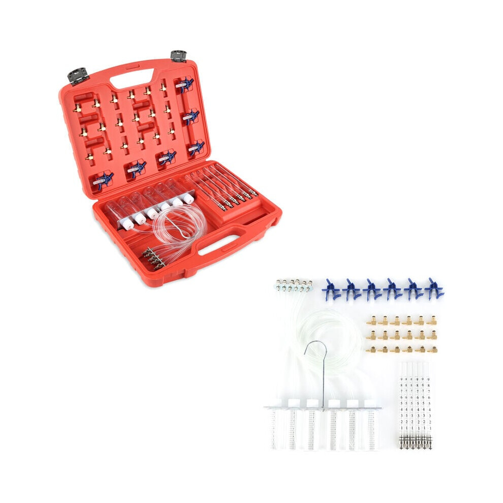 Diesel Injector Flow Test Tool, Universal Design Diesel Injector Pressure Tester Detects Leaks, Identifies Damaged Injectors Quickly, Common Rail 9448196391686