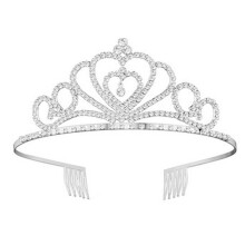 Lega dura e resistente, eleganti diademi da principessa per donne e ragazze, corona di cristallo con fascia per capelli con strass, la scelta regalo